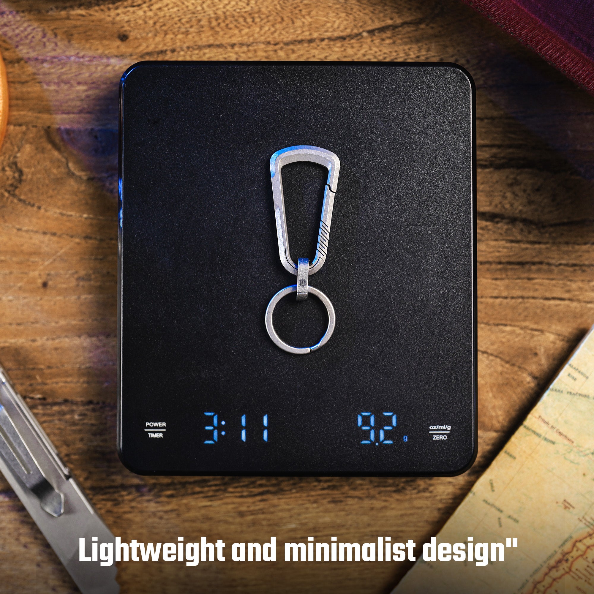 CH16 Titanium Keychain Clip