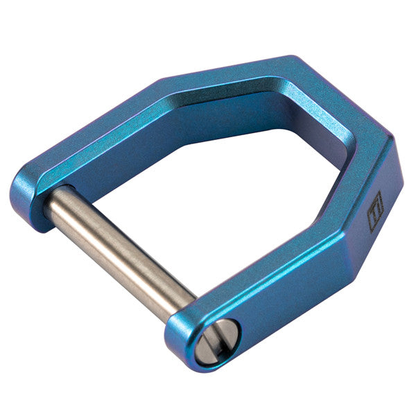 MecArmy CH2 Titanium D shape key ring | three different sizes and colors