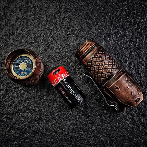 MecArmy PS16 COPPER Limited Edition 2000 Lumens EDC Flashlight