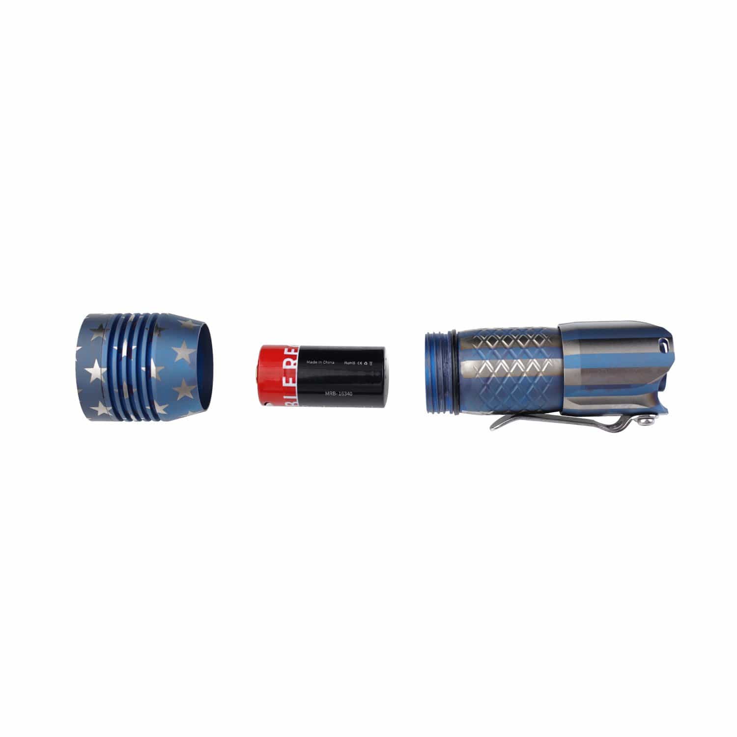 MecArmy PS16 Titanium Ultra Bright EDC Flashlight Limited Edition