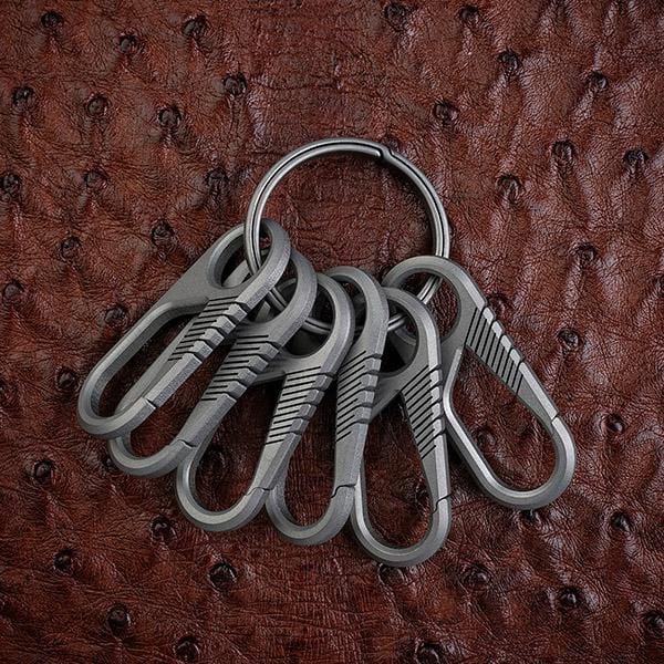 MecArmy CH6K Titanium Carabiner/ Keyring Kit