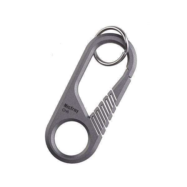 MecArmy CH6 Mini Titanium Carabiner and Keyring.