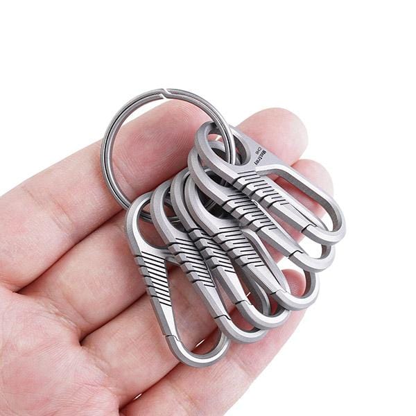 MecArmy CH6K Titanium Carabiner/ Keyring Kit