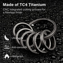 Load image into Gallery viewer, CH14 Titanium Keyring Kit | 7pcs keyring | Side-Pushing Designed Protect Your Nails