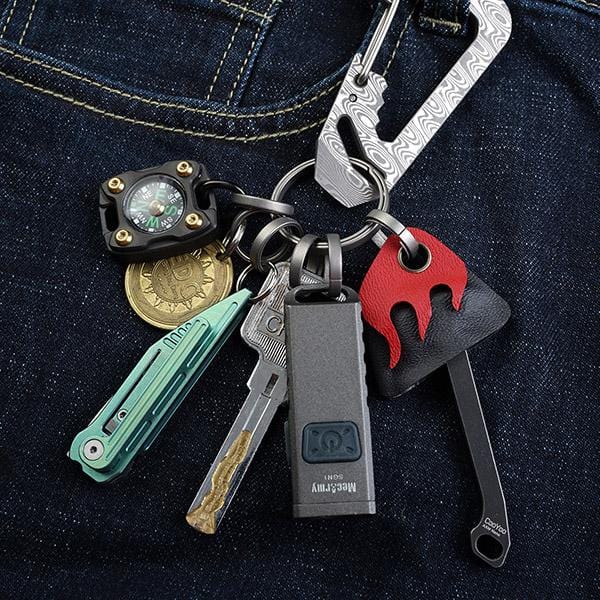 MecArmy CH7 Titanium 7pcs Keyring Kit