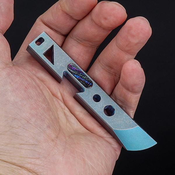 MecArmy RL2 Titanium EDC Bottle Opener/Prybar