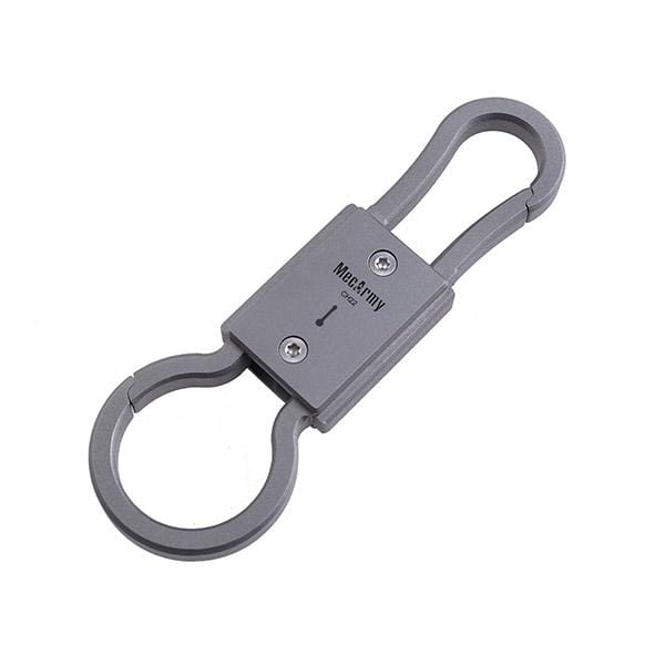 MecArmy CH22 Vintage Titanium Two-way carabiner Keyring