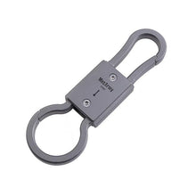 Load image into Gallery viewer, MecArmy CH22 Vintage Titanium Two-way carabiner Keyring