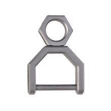 Load image into Gallery viewer, MecArmy CH5 Titanium Rotatory D Shape keyring