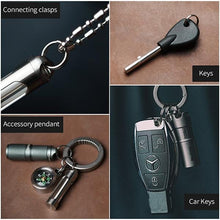 Load image into Gallery viewer, CH8 Titanium Keyring Kit | 18pcs Keychain Ring and Three Different Sizes