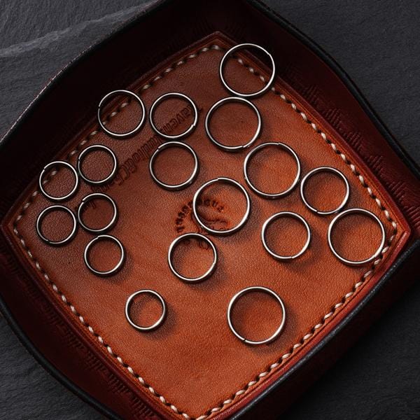 CH8 Titanium Keyring Kit | 18pcs Keychain Ring and Three Different Sizes