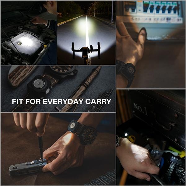 MecArmy CPLU Titanium Watchband LED Light