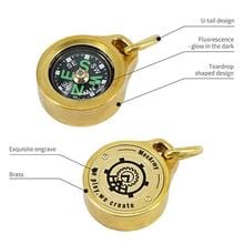 MecArmy CMP Brass/Titanium Compass