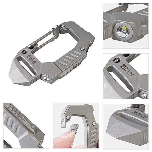 MecArmy FL10 Titanium EDC Carabiner Flashlight