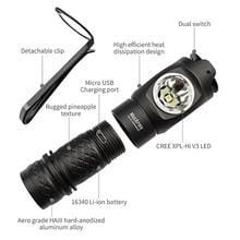 MecArmy FM Series Dual Switch Compact Flashlight