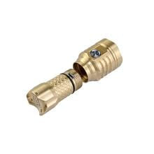 PT16-BS USB Rechargeable 1200 Lumens Brass Flashlight