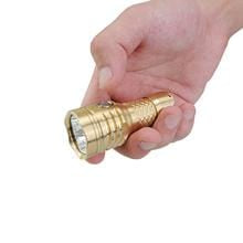 PT16-BS USB Rechargeable 1200 Lumens Brass Flashlight