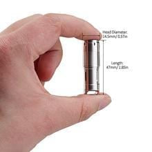 Illumine X2S Mini USB Rechargeable Stainless Steel Keychain Flashlight