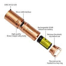Illumine X3S 130 Lumens Mini Rechargeable Cu Keychain Flashlight