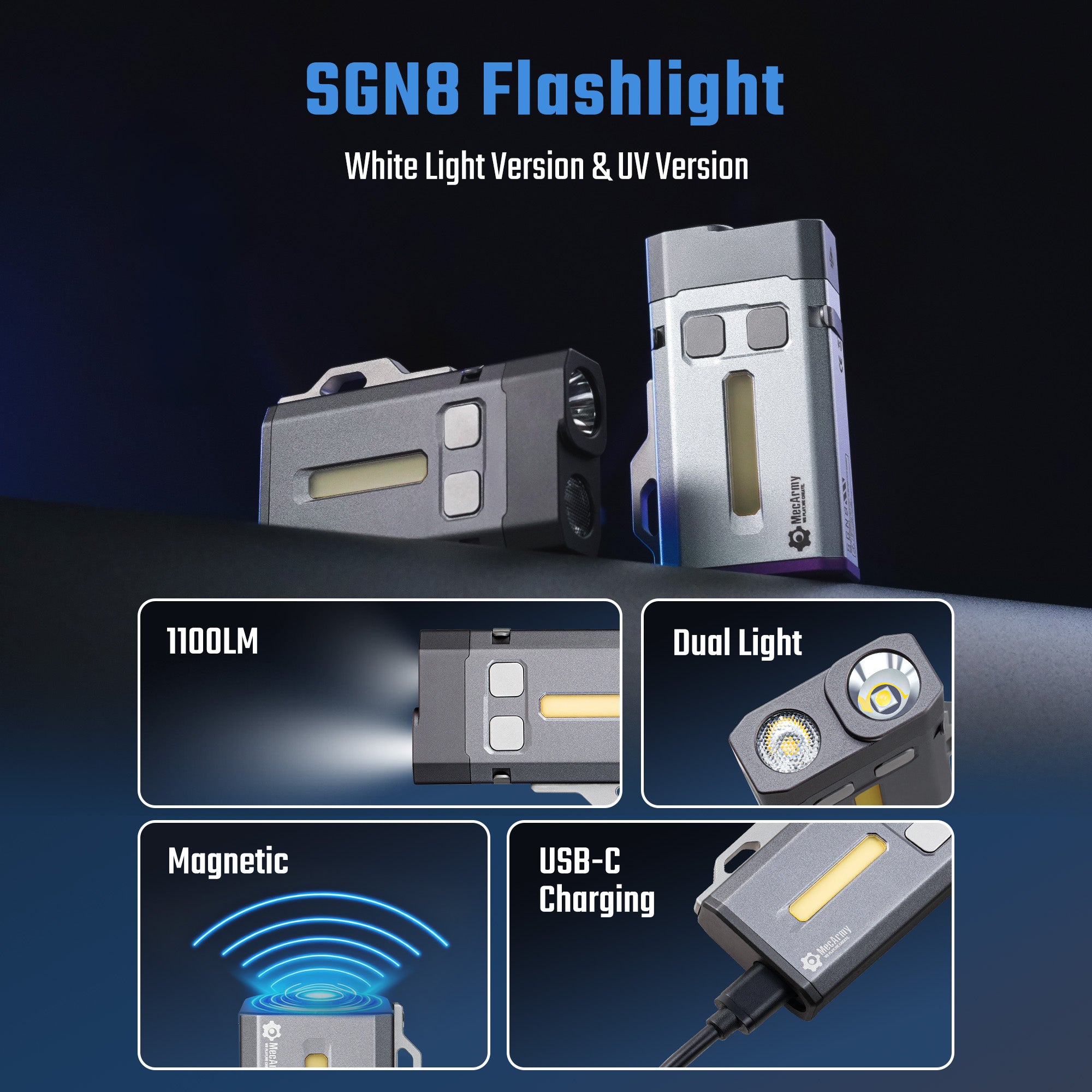 SGN8 Keychain Flashlight