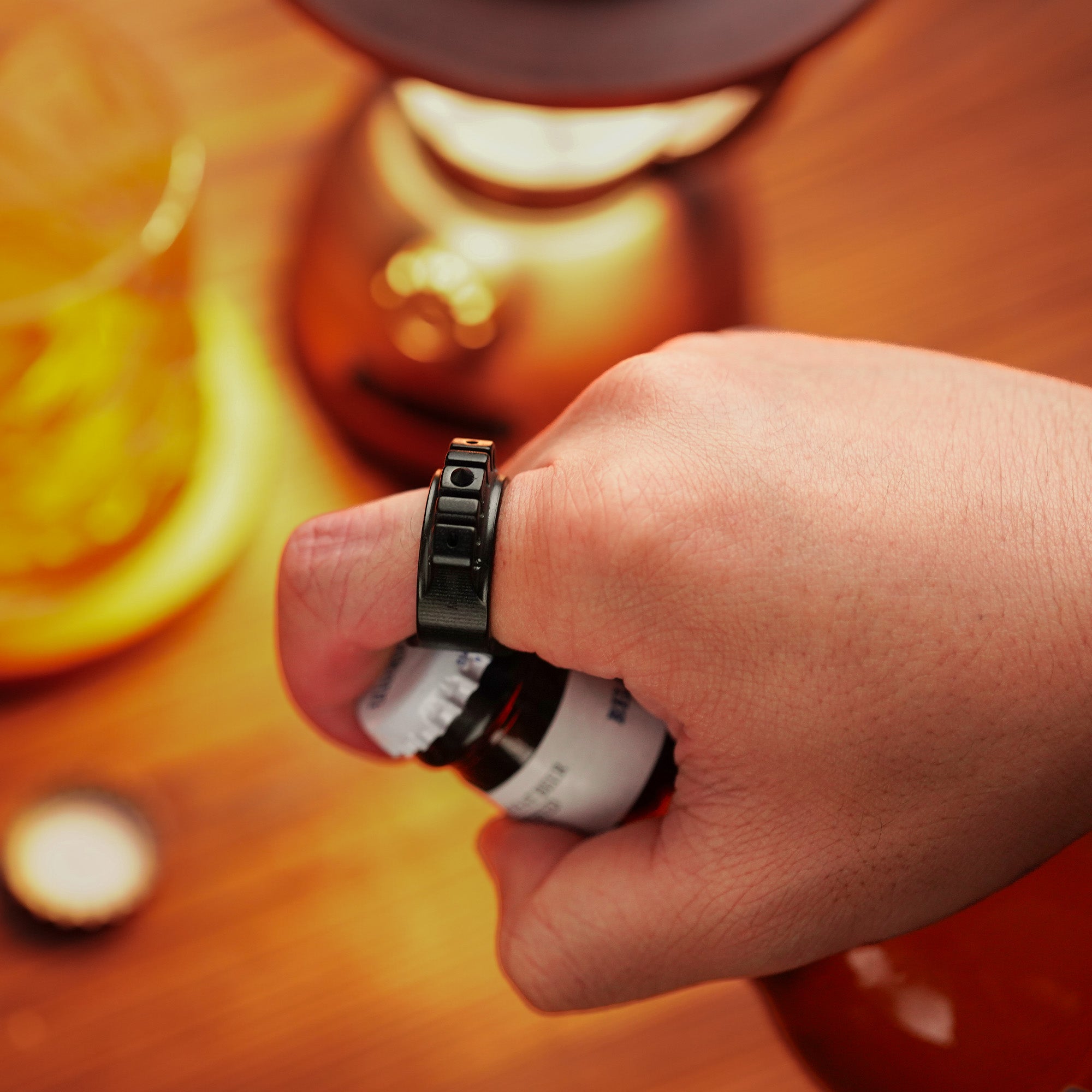 MecArmy SKF3T Titanium Ring and Bottle Opener
