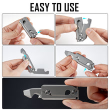 Load image into Gallery viewer, MecArmy RL3 Titanium EDC Pry Bar Bottle Opener