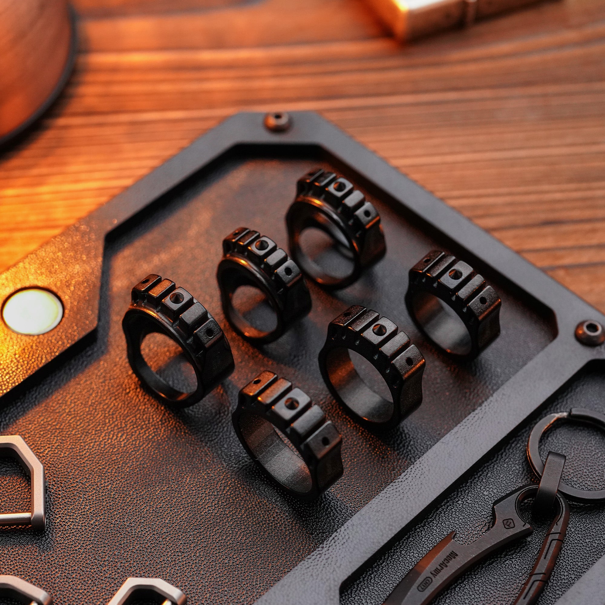 MecArmy SKF3T Titanium Ring and Bottle Opener