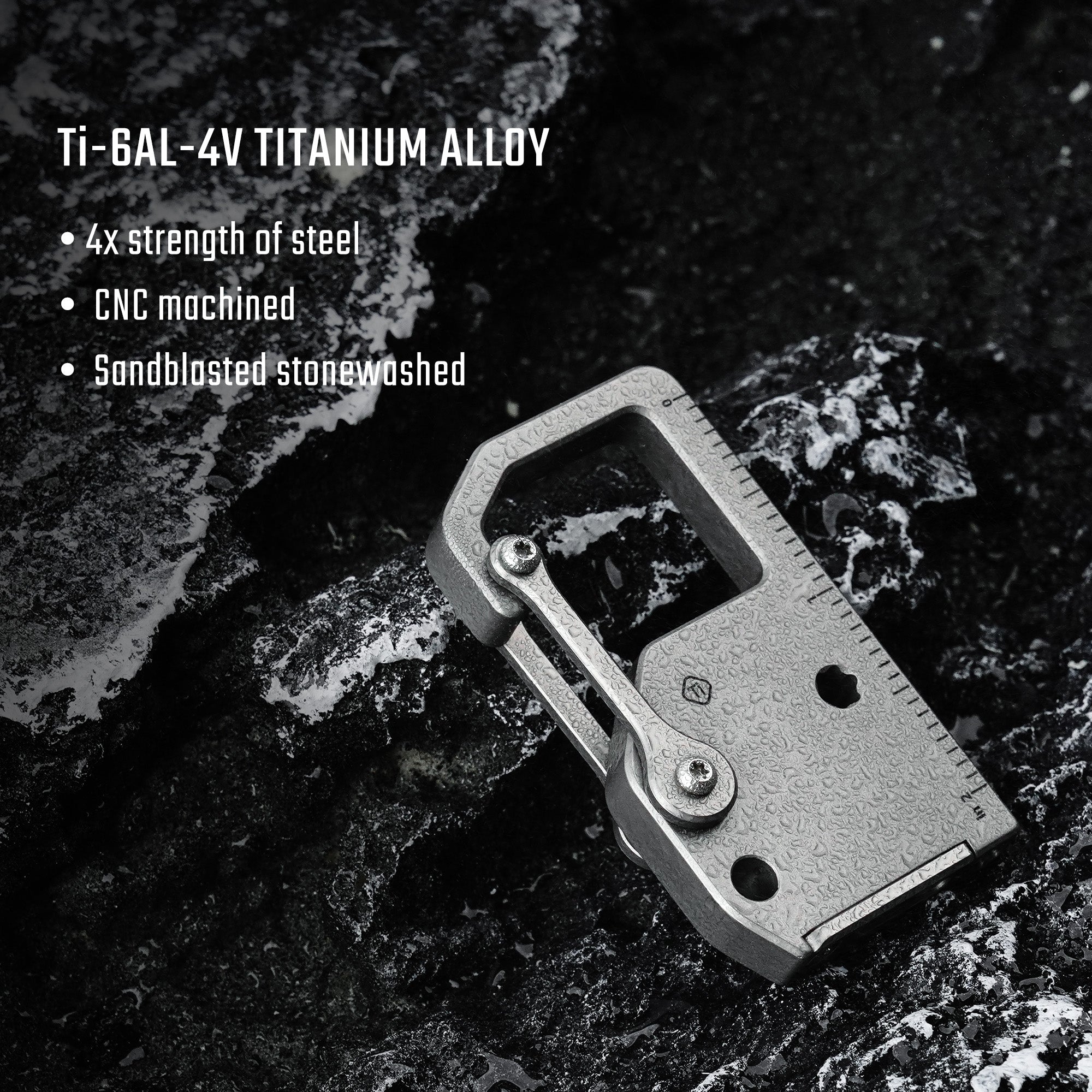 [Pre-sale] EH4 Multi-tool Titanium EDC Carabiner Keychain with Screwdrivers