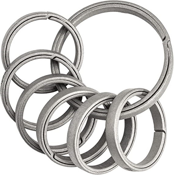 Outdoor T4C Titanium O Ring Keychain Metal Split Ring For Car Home