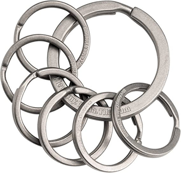 TiRings  Titanium Key Ring Set – Korcraft