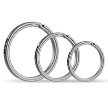 Load image into Gallery viewer, MecArmy CH12 EDC Titanium Keyring | Set of three different sizes | Use with Keys and other EDC gears