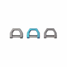 Cargar imagen en el visor de la galería, MecArmy CH2 Titanium D shape key ring | three different sizes and colors