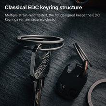 Cargar imagen en el visor de la galería, CH11 Titanium Keyring | 4pcs Keychain Ring Kit and Four Different Sizes