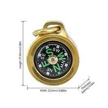 MecArmy CMP Brass/Titanium Compass