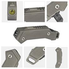 Load image into Gallery viewer, MecArmy FL02 Titanium USB Rechargeable Keychain Flashlight