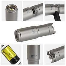 画像をギャラリービューアに読み込む, Illumine X1S 130 Lumens Mini Rechargeable Titanium Keychain Flashlight