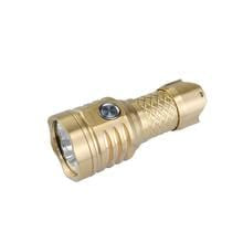 Load image into Gallery viewer, PT16-BS USB Rechargeable 1200 Lumens Brass Flashlight