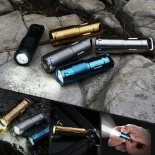 Load image into Gallery viewer, Illumine X2S Mini USB Rechargeable Stainless Steel Keychain Flashlight